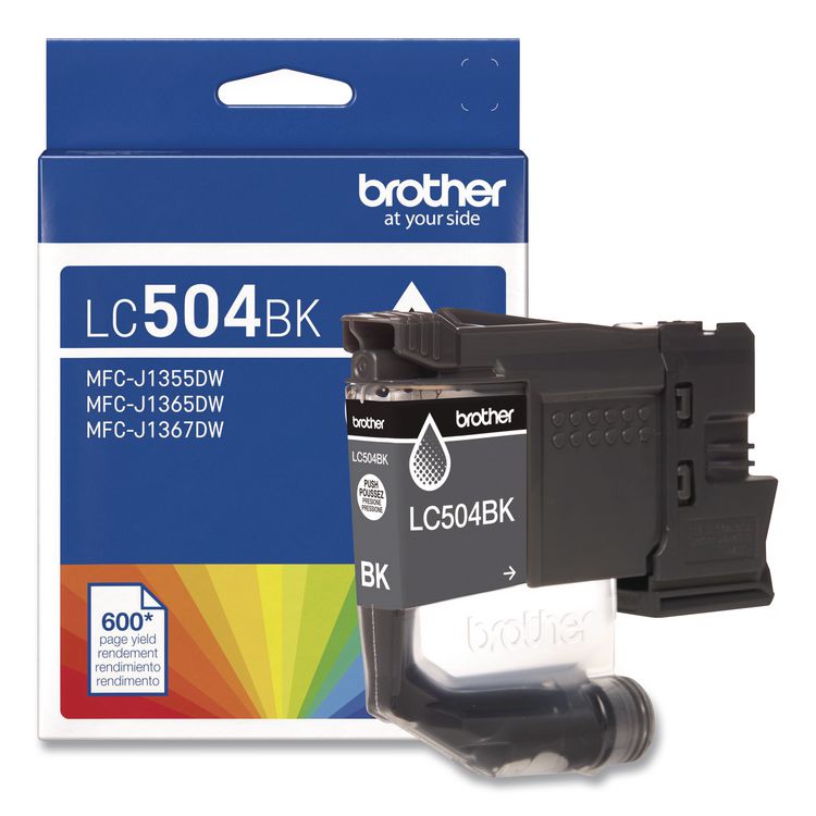 LC504 INKvestment Ink, 600 Page-Yield, Black