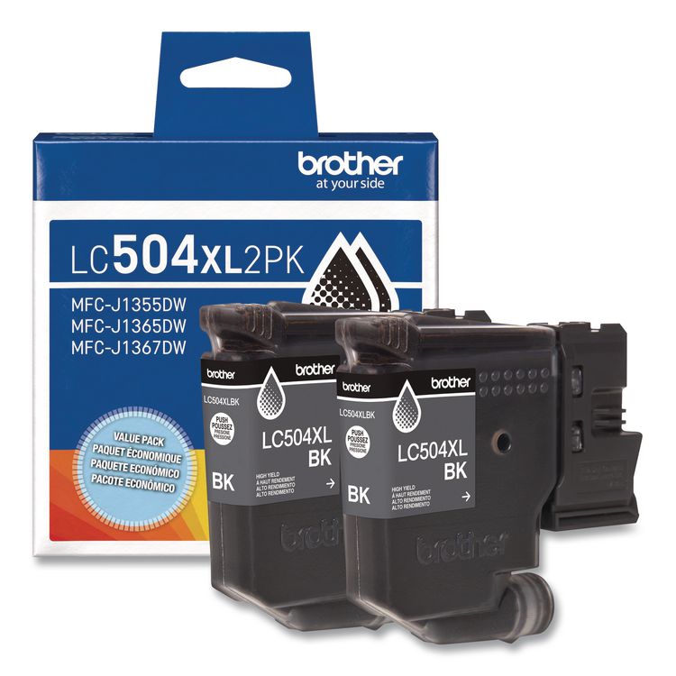 LC504 INKvestment, High-Yield Ink, 3,000 Page-Yield, Black