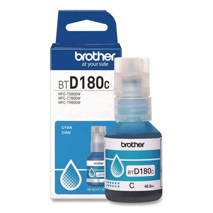 BTD180 INKvestment, High-Yield Ink, 5,000 Page-Yield, Cyan