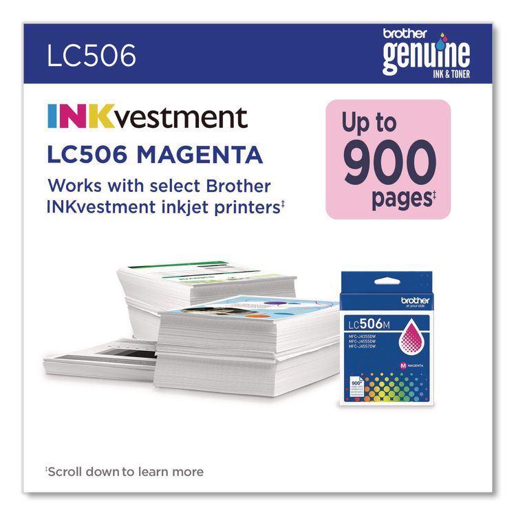 LC506 INKvestment, 900 Page-Yield, Magenta