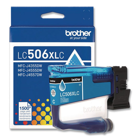 LC506 INKvestment, High-Yield Ink, 1,500 Page-Yield, Cyan