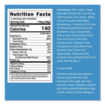Freeze Dried Ice Cream, Neapolitan, 0.75 lb Bag, 12/Carton
