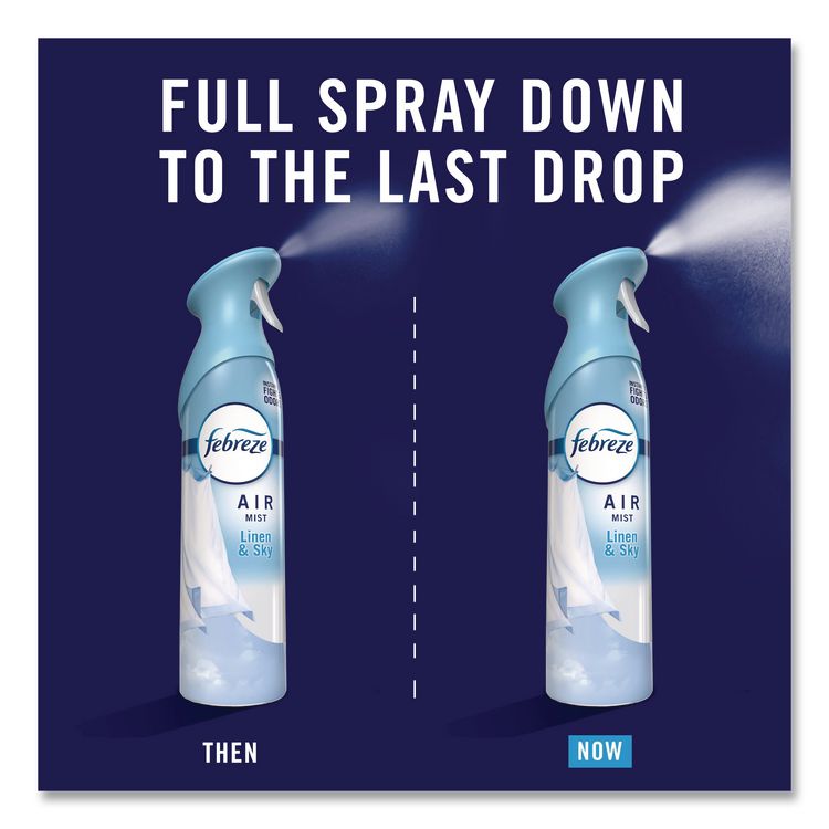 AIR, Linen and Sky, 8.1 oz Aerosol Spray, 6/Carton