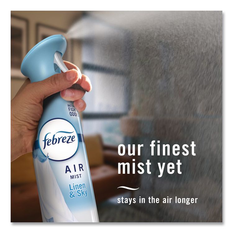AIR, Linen and Sky, 8.1 oz Aerosol Spray, 6/Carton