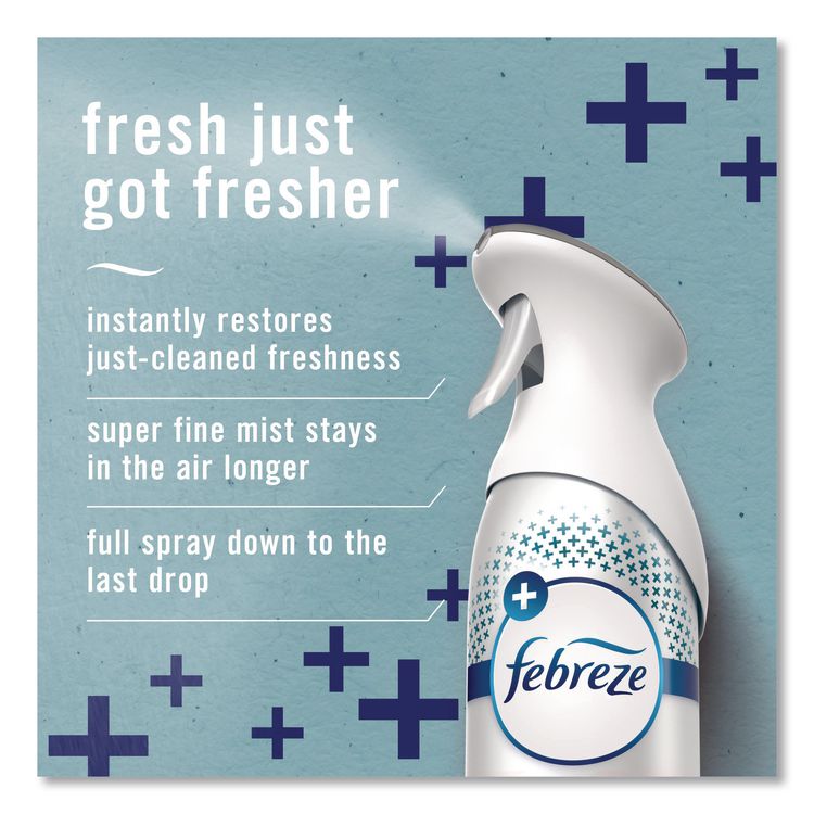 AIR, Heavy-Duty Crisp Clean, 8.1 oz Aerosol Spray, 6/Carton
