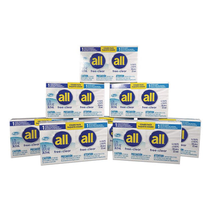 Free Clear HE Liquid Laundry Detergent/Dryer Sheet Dual Vend Pack, 100/Carton