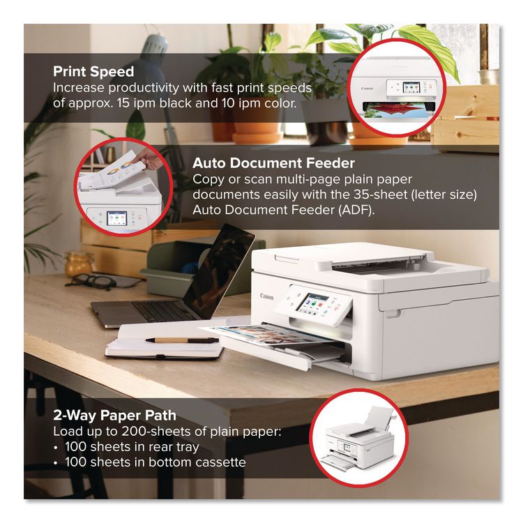 PIXMA TR7820 Inkjet Printer, Copy/Print/Scan