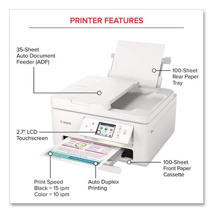 PIXMA TR7820 Inkjet Printer, Copy/Print/Scan