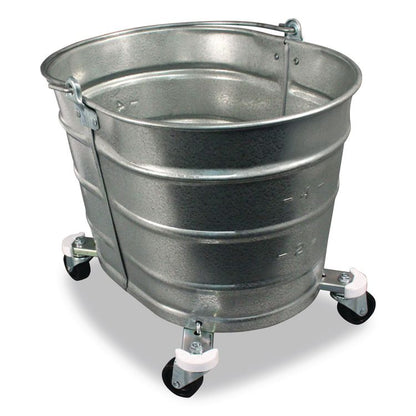 Metal Mop Bucket, 26 qt, Steel
