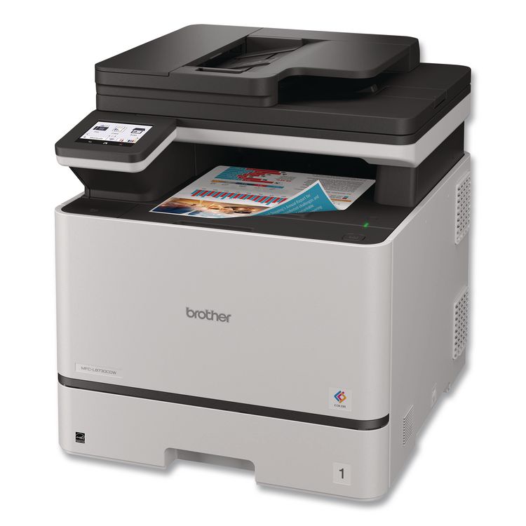 MFCL8730CDW Business Color Laser All-in-One Printer, Copy/Fax/Print/Scan