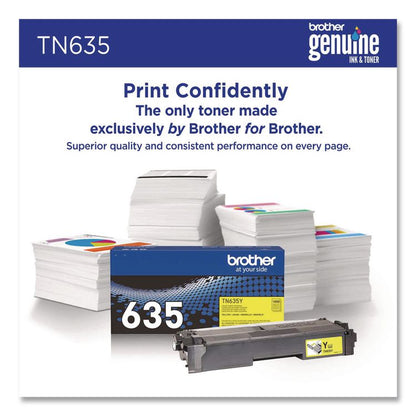 TN635 Toner, 1,800 Page-Yield, Yellow