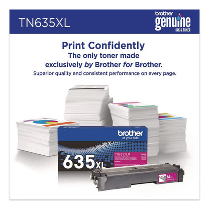 TN635XL High-Yield Toner, 4,500 Page-Yield, Magenta