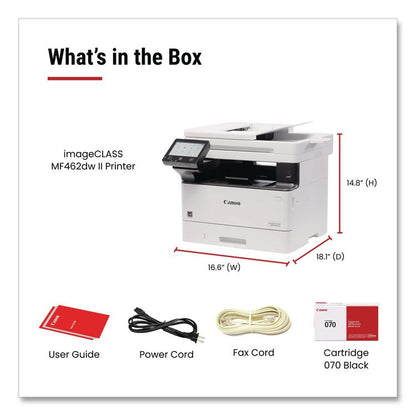 imageCLASS MF462dw II Laser Printer, Copy/Fax/Print/Scan