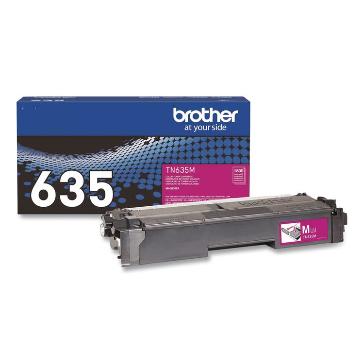 TN635 Toner, 1,800 Page-Yield, Magenta