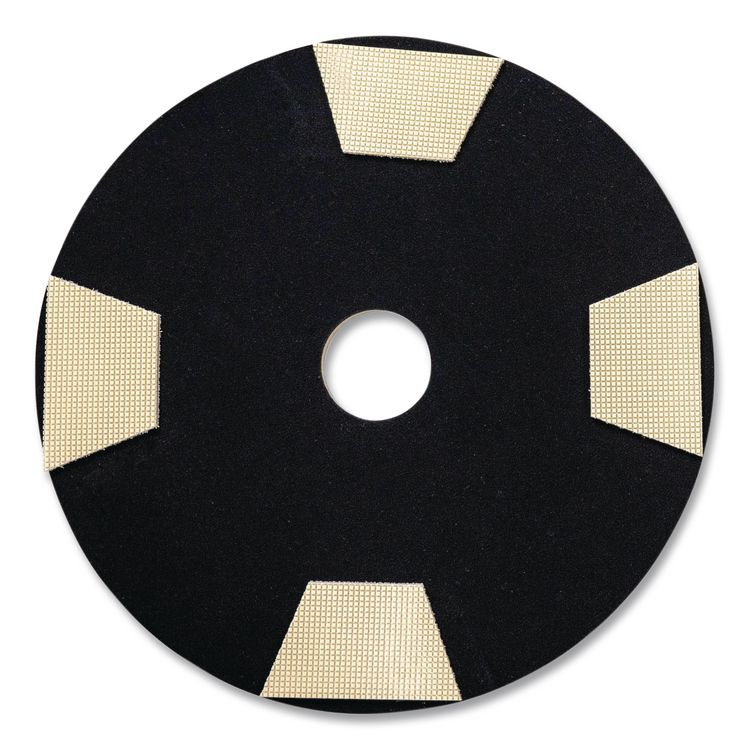 Diamond TZ Abrasive Pads, 1.12 3 x 3, Red, 16/Carton