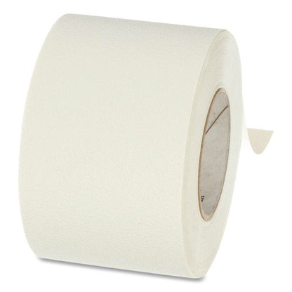 Slip-Resistant Fine Resilient Tapes and Treads, 4" x 60 ft, White