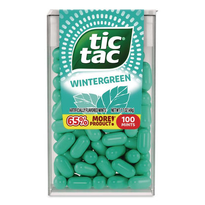 Breath Mints, Wintergreen, 1.7 oz Bottle, 12 Bottles/Carton