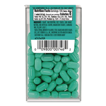 Breath Mints, Wintergreen, 1.7 oz Bottle, 12 Bottles/Carton