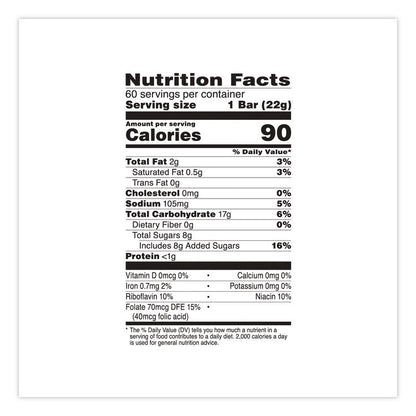 Rice Krispies Treats, Original Marshmallow, 0.78 oz Bar, 60/Carton