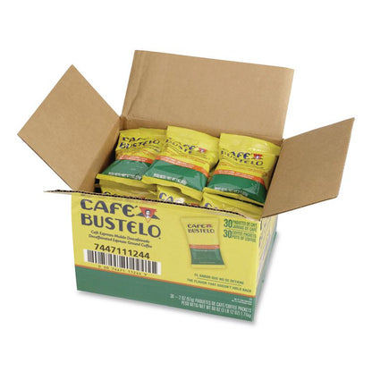 Decaffeinated Espresso Ground Coffee, 2 oz Fraction Pack, 30/Carton