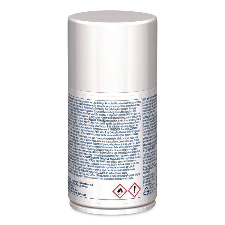 Metered Air Freshener Refill, Fresh Linen, 7 oz Aerosol Can, 6/Carton