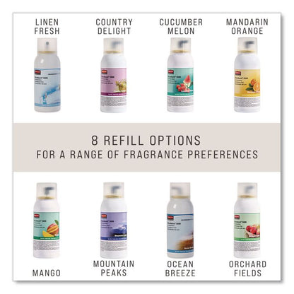 Microburst 3000 Refill, Mountain Peaks, 2 oz Aerosol Spray, 12/Carton