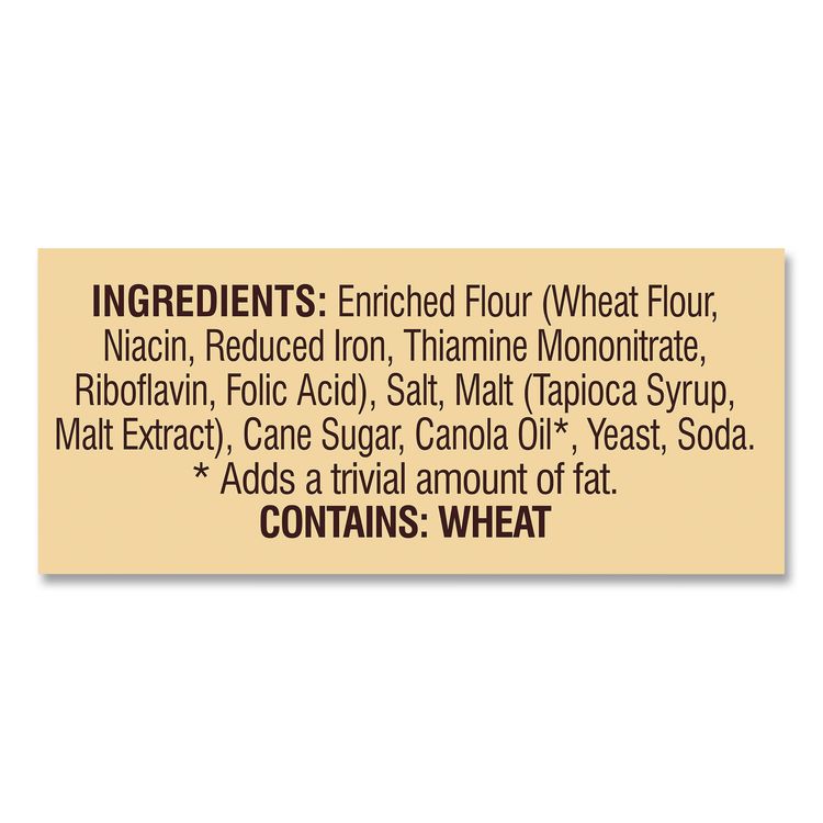 Mini Pretzels, 0.92 oz Bags, 36 Bags/Carton