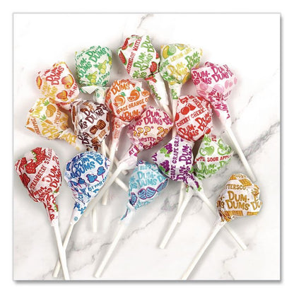 Dum-Dum-Pops, Assorted Flavors, Individually Wrapped, Bulk 30 lb Carton