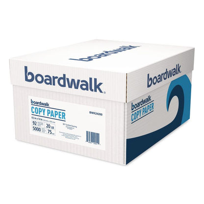 Legal Size Copy Paper, 92 Bright, 20 lb Bond Weight, 8.5 x 14, White, 500 Sheets/Ream, 10 Reams/Carton