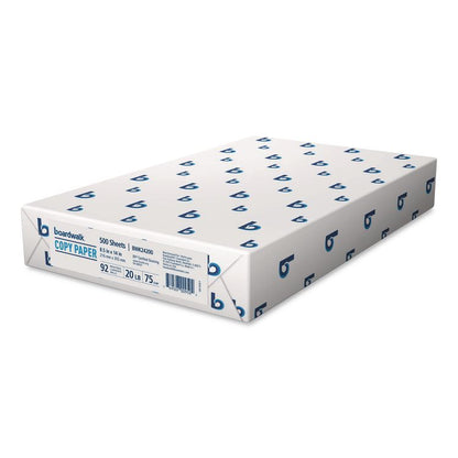 Legal Size Copy Paper, 92 Bright, 20 lb Bond Weight, 8.5 x 14, White, 500 Sheets/Ream, 10 Reams/Carton