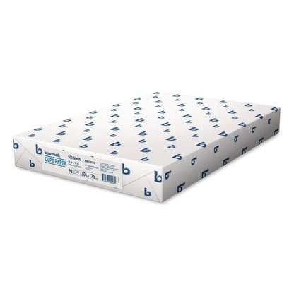 Ledger Size Copy Paper, 92 Bright, 20 lb Bond Weight, 11 x 17, White, 500 Sheets/Ream, 5 Reams/Carton