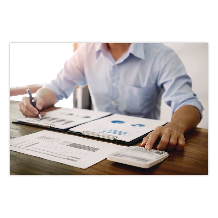 30% Recycled Copy Paper, 92 Bright, 20 lb Bond Weight, 8.5 x 11, White, 500 Sheets/Ream, 10 Reams/Carton