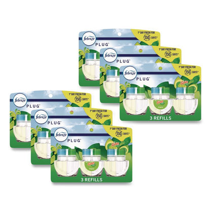 PLUG Air Freshener Refills, Gain, 2.63 oz, 3/Pack, 6 Packs/Carton