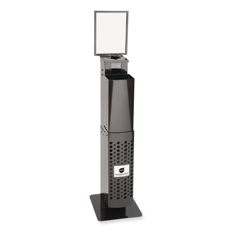 Pop-Up Floorstand, 12 x 14.5 x 51.5, Black