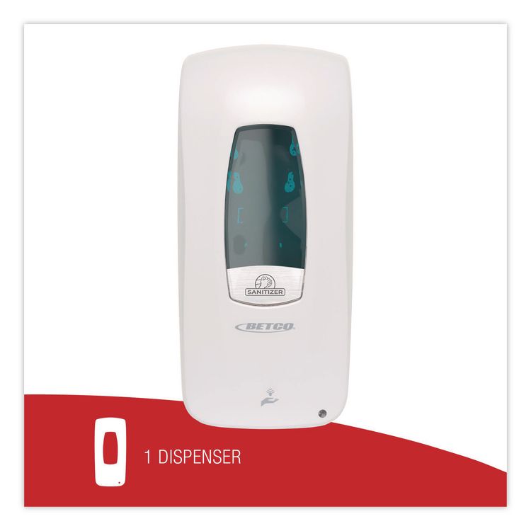Clario C3 Touch Free Dispenser, 1,000 mL, 6.18 x 4 x 12.87, White, 4/Carton