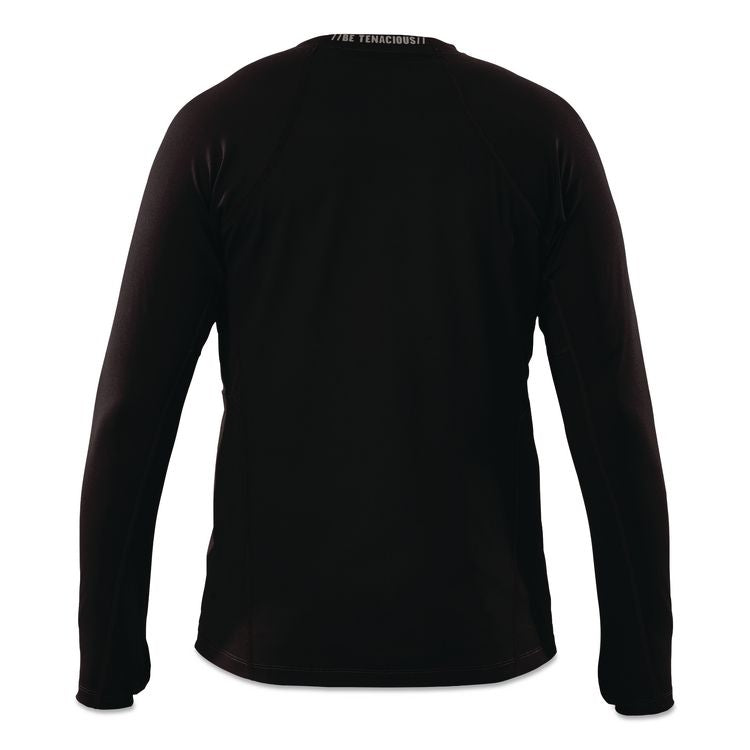 N-Ferno 6435 Midweight Long Sleeve Base Layer Shirt, Small, Black