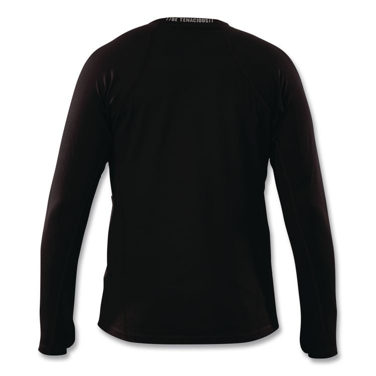 N-Ferno 6435 Midweight Long Sleeve Base Layer Shirt, 5X-Large, Black