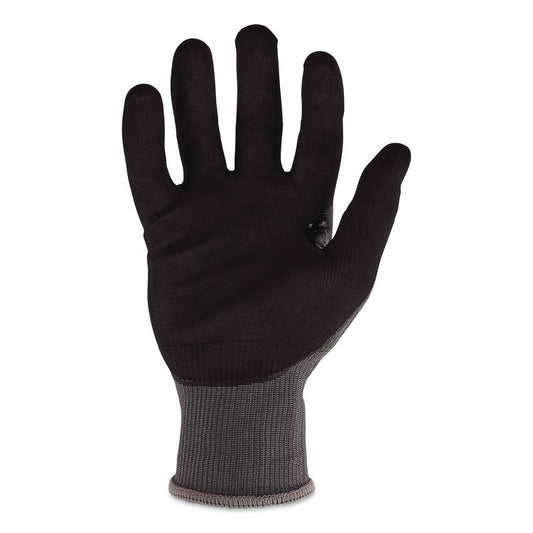 ProFlex 7043 ANSI A4 Nitrile Coated CR Gloves, EN388: 4X42D, 7.5" Long, 3X-Large (12), Gray, Pair
