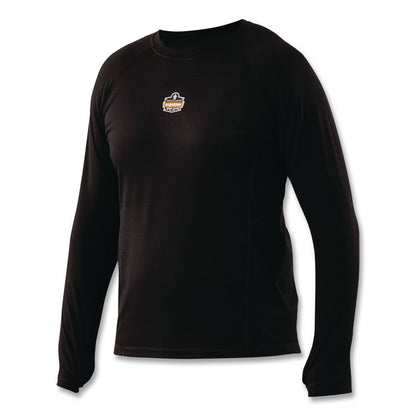 N-Ferno 6435 Midweight Long Sleeve Base Layer Shirt, 4X-Large, Black