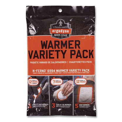 N-Ferno 6981 Winter Warming Kit, X-Large, Lime/Orange/Navy