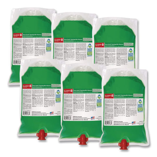 Clario C3 Touch Free Green Earth Foaming Skin Cleanser, Fresh Meadow, 1,000 mL Refill Bag (Each)