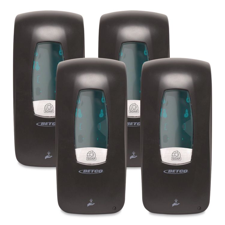 Clario C3 Touch Free Dispenser, 1,000 mL, 6.18 x 4 x 12.87, Black, 4/Carton
