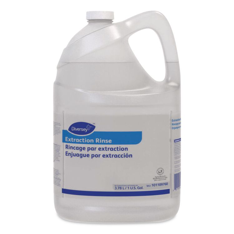 Carpet Extraction Rinse, Floral Scent, 1 gal Bottle, 4/Carton
