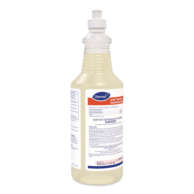 Avert Sporicidal Disinfectant Cleaner, 32 oz Spray Bottle, 12/Carton