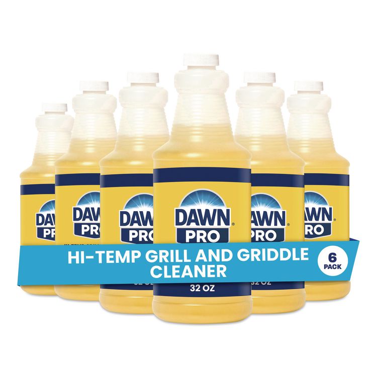 Hi-Temp Grill and Griddle Cleaner, 32 oz Bottle, 6/Carton