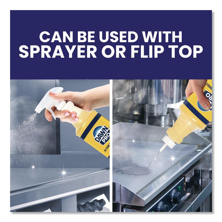 Hi-Temp Grill and Griddle Cleaner, 32 oz Bottle, 6/Carton