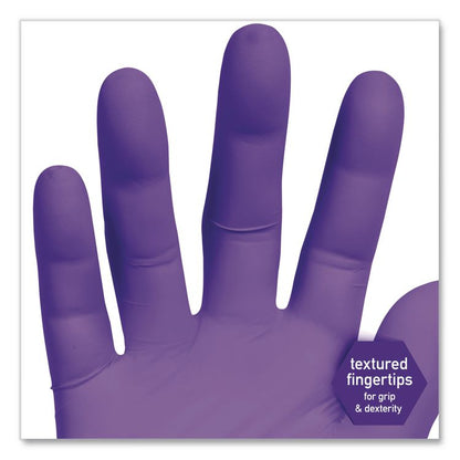 PURPLE NITRILE Exam Gloves, Powder-Free, Large, 6 mil Thick, 9.5" Long, Purple, 100/Box, 10 Boxes/Carton