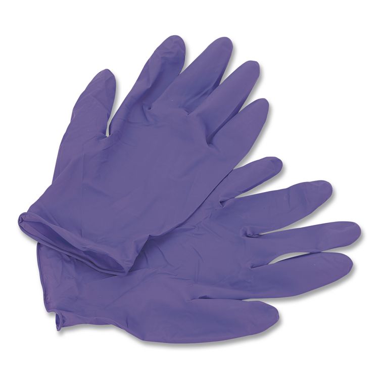 PURPLE NITRILE Exam Gloves, Powder-Free, Small, 6 mil Thick, 9.5" Long, Purple, 100/Box