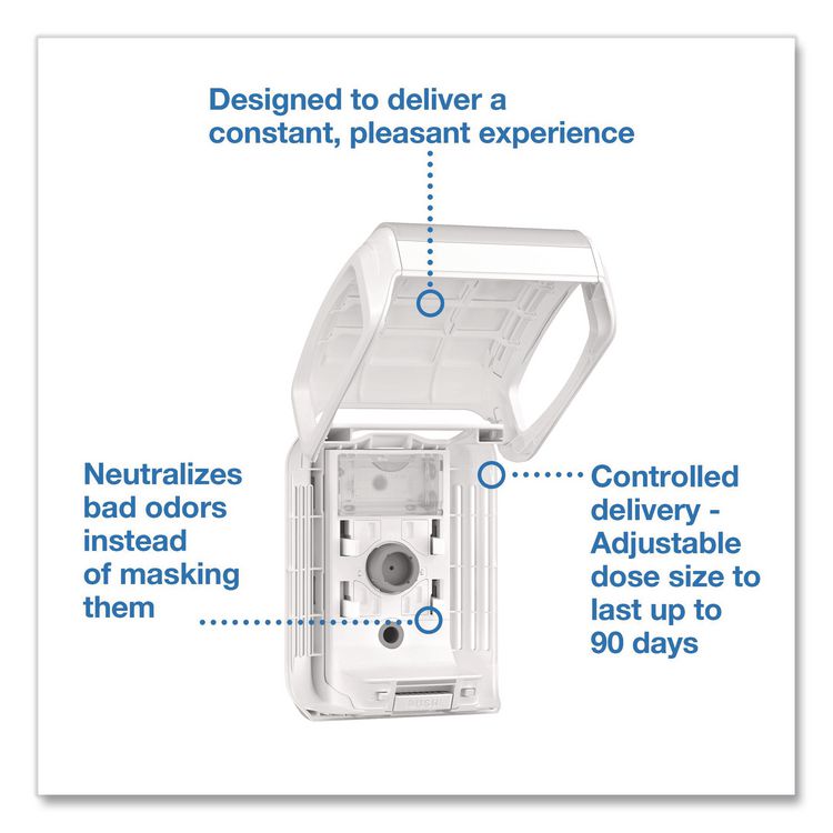 Constant Air Freshener Dispenser, 3.93 x 4.72 x 5.98, White, 6/Carton