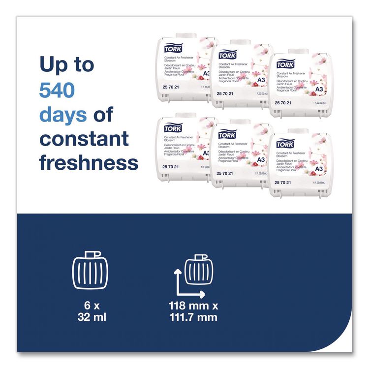 Constant Air Freshener Refill, Blossom, 32 mL, 6/Carton
